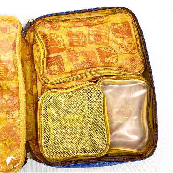 Samantha Brown Travel Packing Cubes Blue Crocodile - Picture 3 of 8